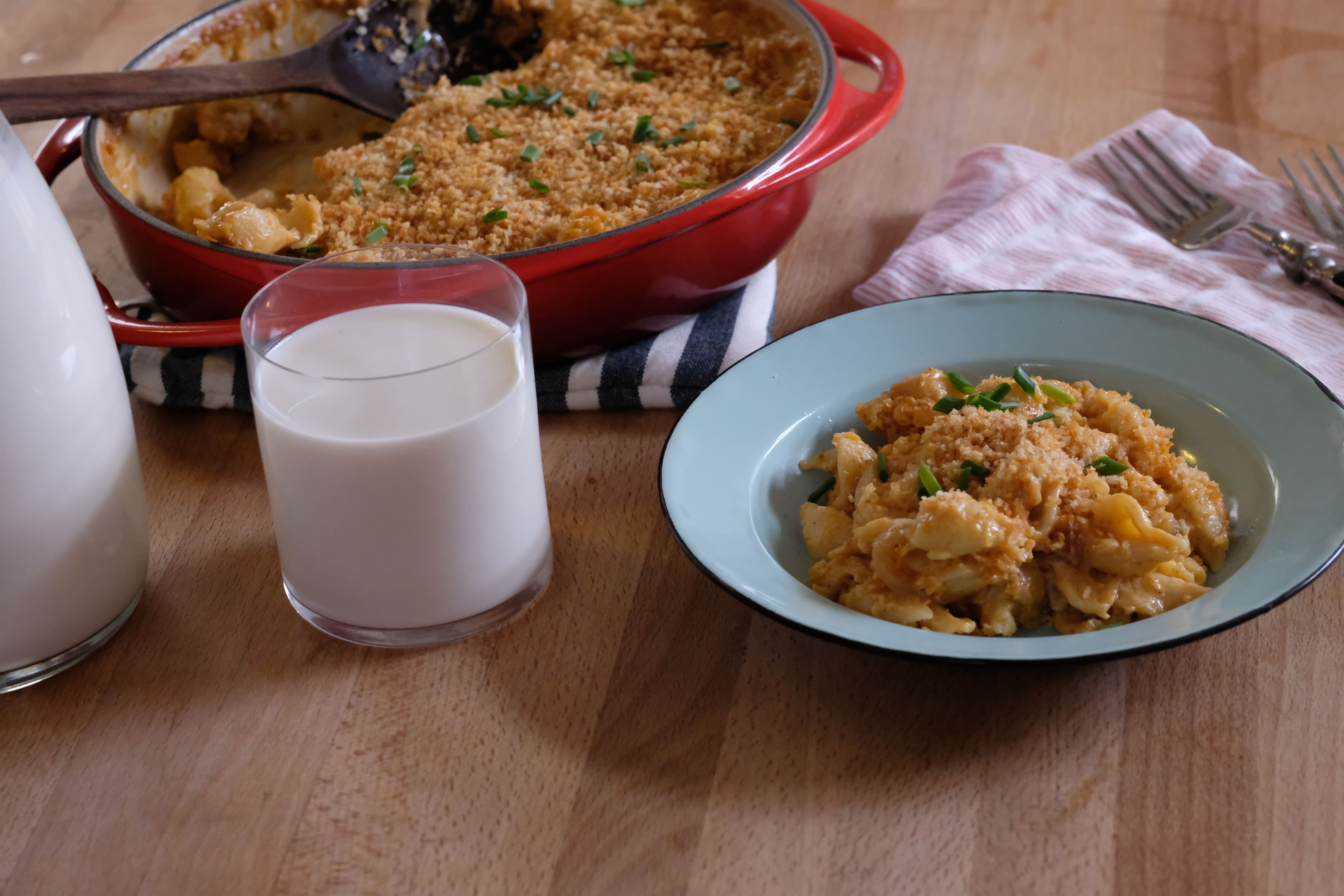 Gruyère Mac & Cheese with Caramelized Onions