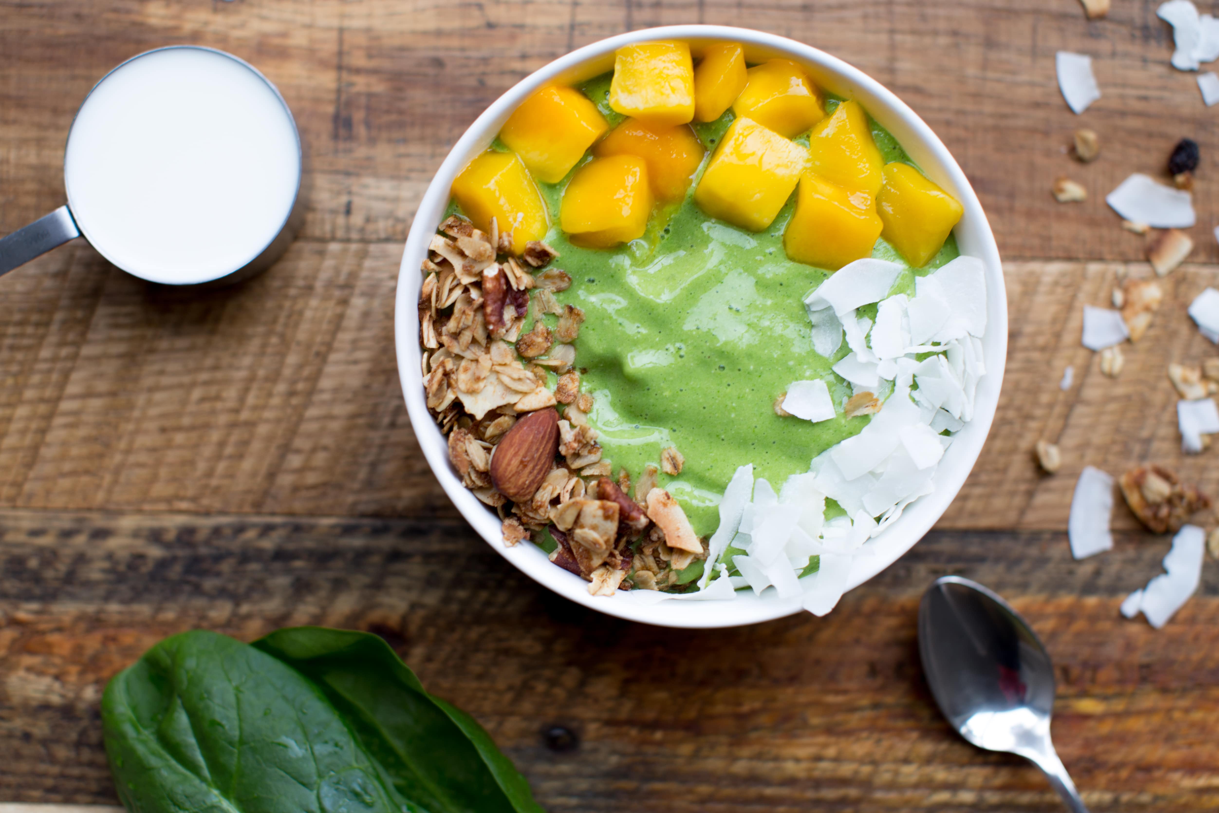 Tropical Green Smoothie Bowl