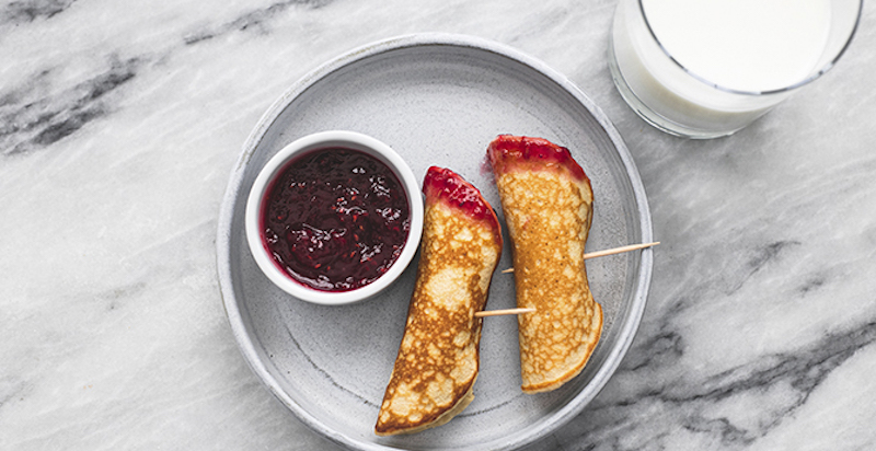 Peanut Butter & Jelly Pancake Dippers