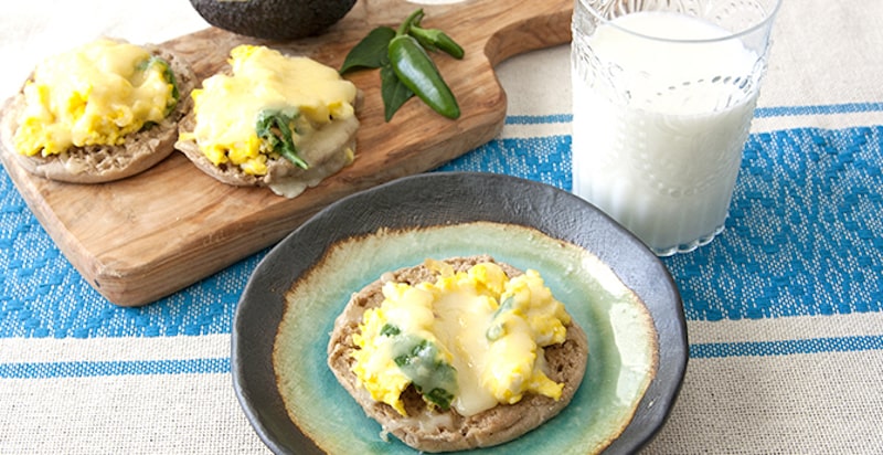 Southwest Breakfast Pizzas